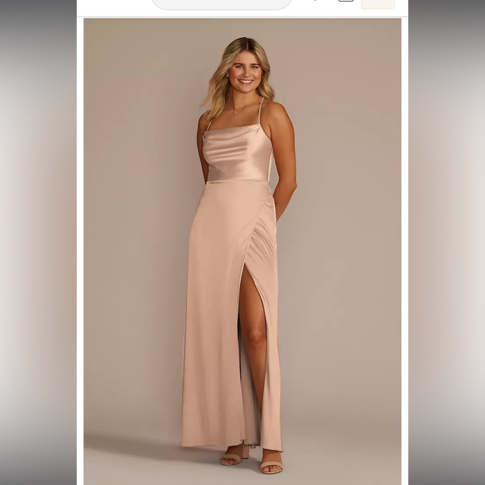 David’s bridal bridesmaid dress in ballet
